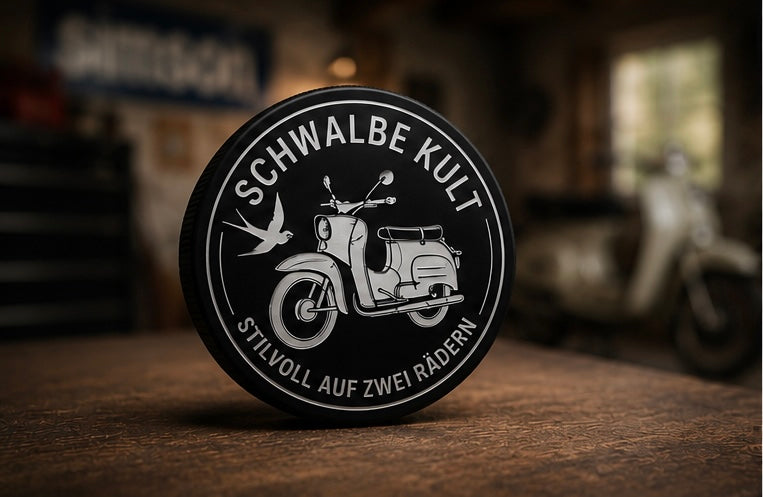 Gravierte Simson Tankdeckel