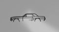 Wandbild Ford Mustang 1968